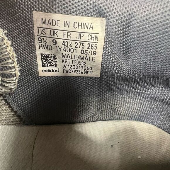 Adidas Womens Lace-Up Athlete Running Shoes White Size 9.5 - Picture 8 of 8